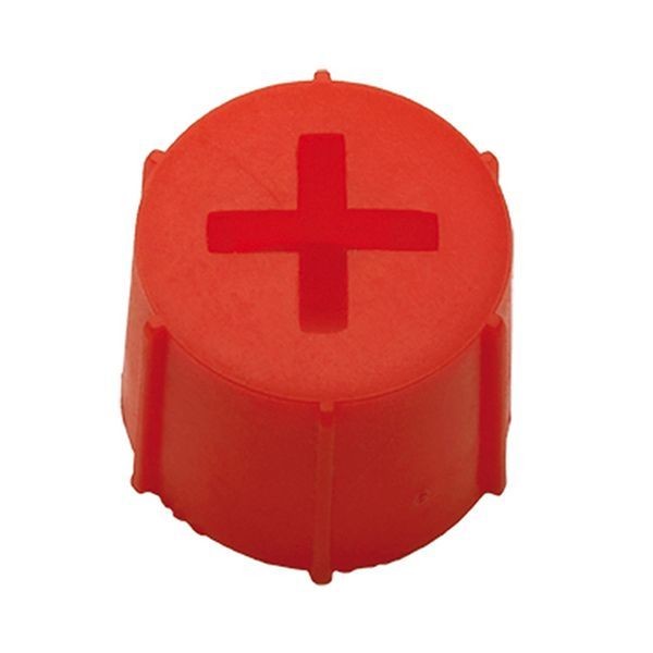 Pluspolabdeckung Rot für Starterbatterie, ohne Rasthaken in KFZ